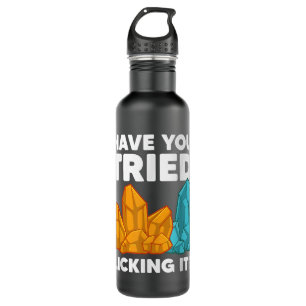 Funny Geology For Men Women Rockhound Rock Collect 710 Ml Water Bottle
