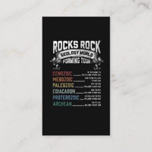 Funny Geology Rock Forming Humour Geologist Business Card