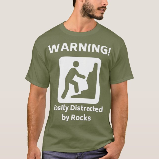 Funny Geology Rock Hound Mineral Collector Gift T-Shirt (Front)