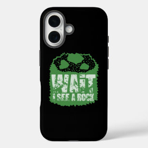 Funny Geology - Wait I See A Rock iPhone 16 Case