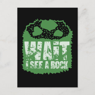 Funny Geology - Wait I See A Rock Postcard