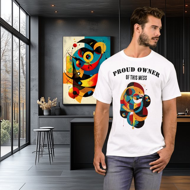 Funny Geometric Art, Modern Abstract with attitude T-Shirt (Creator Uploaded)