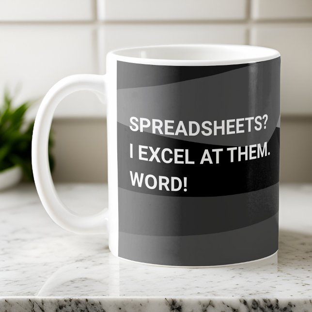 Funny Geometric Spreadsheet Coffee Mug (Creator Uploaded)