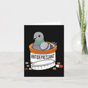 Funny Geon Anti Depressant Zoo Boys Girls Premium  Card