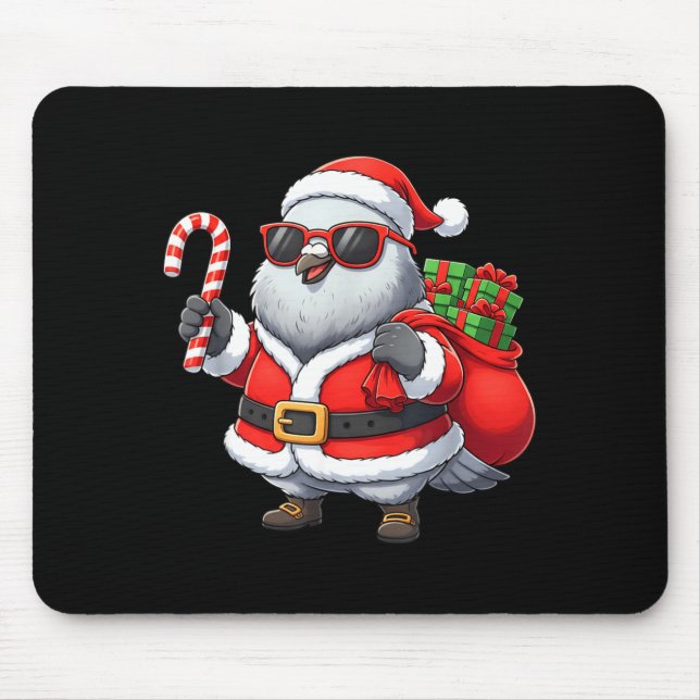 Funny Geon Christmas Santa Outfit Xmas Boys Girls  Mouse Mat (Front)