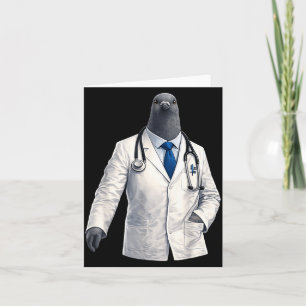 Funny geon Doctor Meme Nurse Graphic Design Card