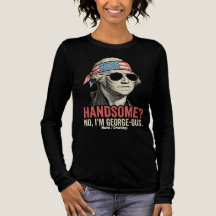 Funny George Washington George-ous Retro Patriotic