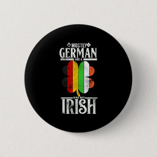 Funny German A Wee Bit Irish Pub Germany Gifts 6 Cm Round Badge