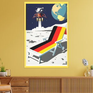 Funny German Canvas Print