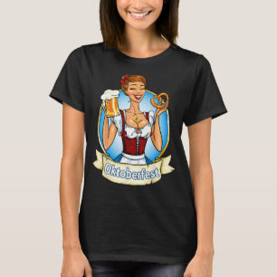 Funny German Festival Bavarian Dirndl Women men Ok T-Shirt