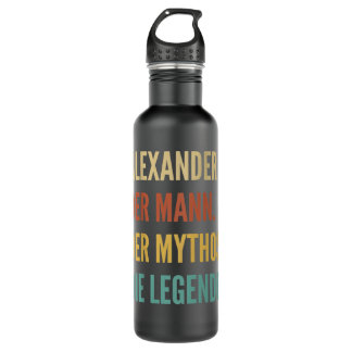 Funny German First Name Design - Alexander  710 Ml Water Bottle