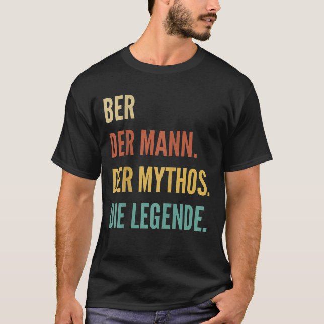 Funny German First Name Design - Ber  T-Shirt (Front)