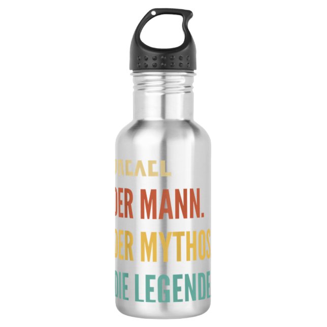 Funny German First Name Design - Drexel  710 Ml Water Bottle (Front)
