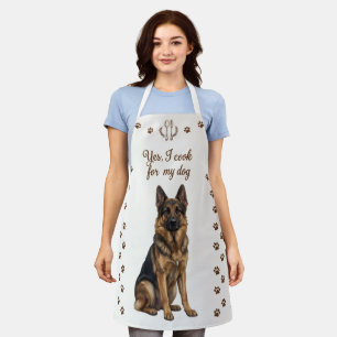 Funny German Shepherd Cooking Apron