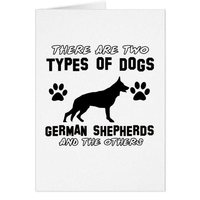 Funny german shepherd designs (Front)