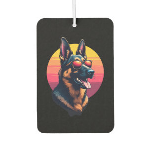 Funny German Shepherd Dog Design Art Costume Outfi Car Air Freshener