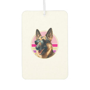 Funny German Shepherd Dog Design Art Costume Outfi Car Air Freshener