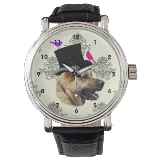 Funny German shepherd dog Watch