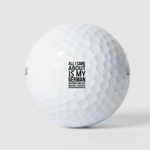 Funny German shepherd Golf Balls