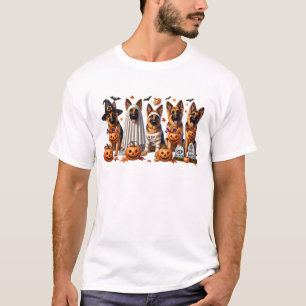 Funny German Shepherd Halloween Dog Lover T-Shirt