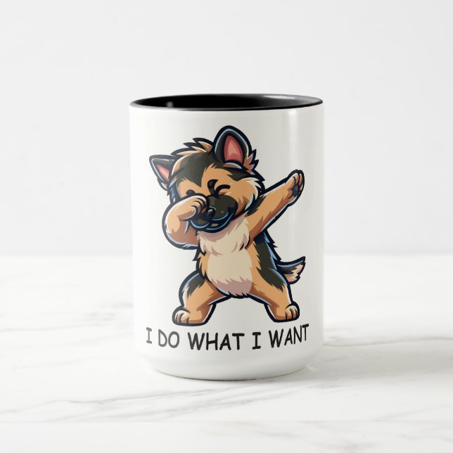 Funny German Shepherd Mug (Center)