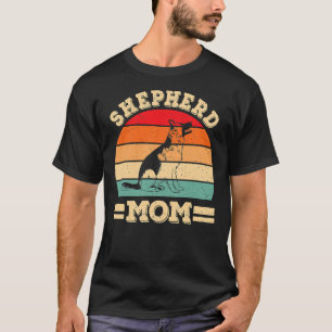 Funny German Shepherd Mum Print Dog Vintage Retro  T-Shirt