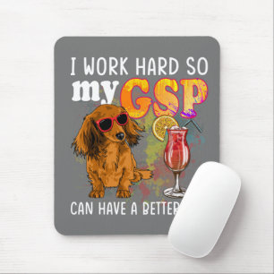 Funny German Shorthaired Pointer Gifts GSP Lover Mouse Mat