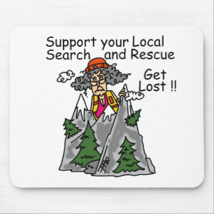 Funny Get Lost Mouse Mat