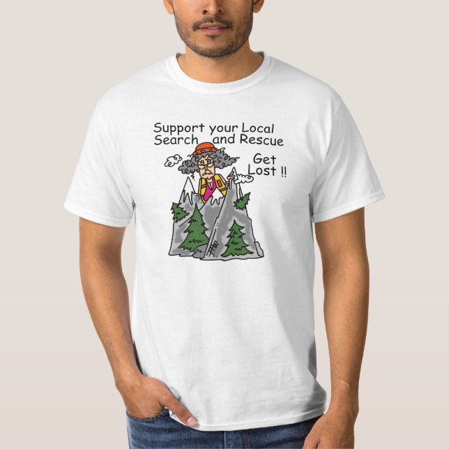 Funny Get Lost T-Shirt (Front)