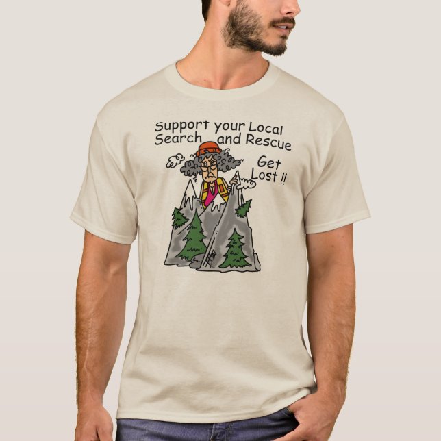 Funny Get Lost T-Shirt (Front)