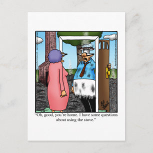 Funny "Get Married" Humour Postcard