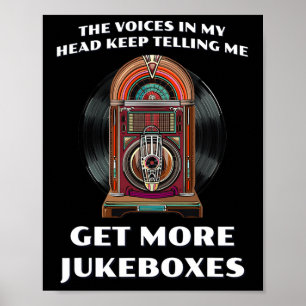 Funny Get More Jukeboxes For 1950s Vinyl Juke Box Poster