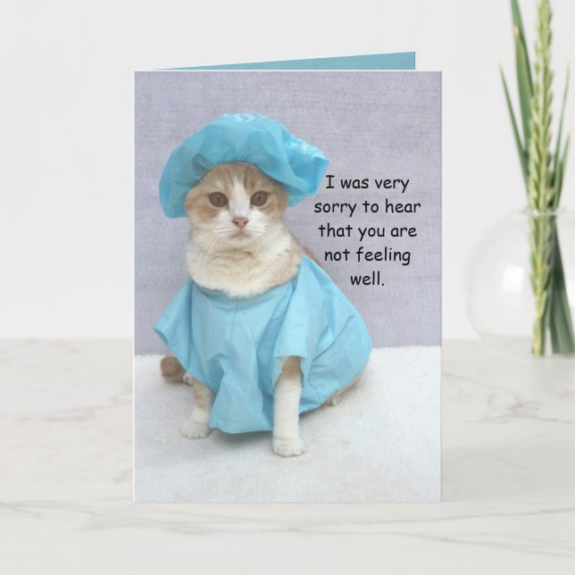 Funny Get Well Card (Front)