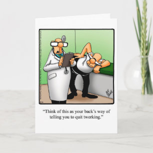 Funny Get Well Greeting Card