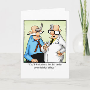 Funny Get Well Greeting Card 