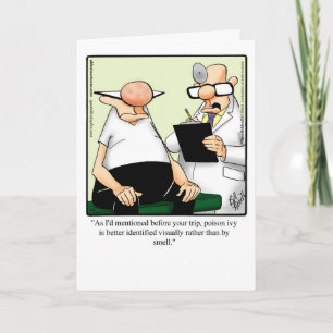 Funny Get Well Humour Card