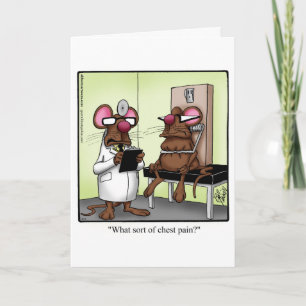 Funny Get Well Humour Greeting Card