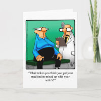 Funny Get Well Humour Greeting Card