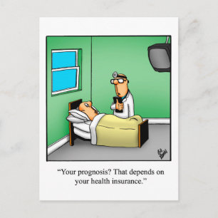 Funny Get Well Humour Postcard