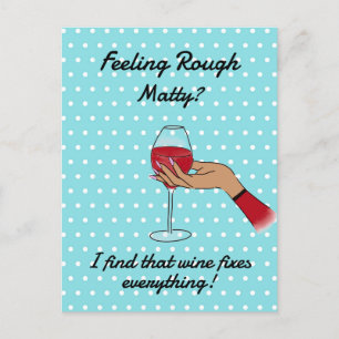 Funny Get Well  Postcard