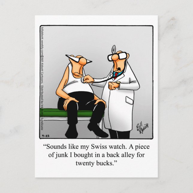 Funny Get Well Postcard (Front)