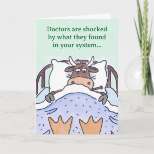 Funny get well wish  card