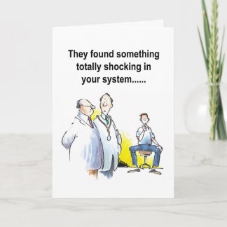 funny get well wish hospital patient card