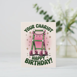 Funny Getting Older Birthday Walker Birthday Old Holiday Card
