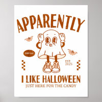 Funny Ghost Apparently, I Like Halloween 