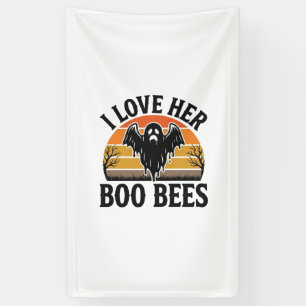Funny Ghost Bee Pun Vintage Halloween T-Shirt Desi Banner