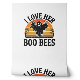 Funny Ghost Bee Pun Vintage Halloween T-Shirt Desi Wallpaper