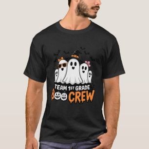 Funny Ghost Boo Crew Halloween Costume for Team 1s T-Shirt