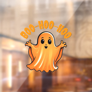 Funny Ghost Boo Halloween Window Cling