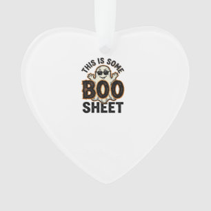 Funny Ghost Boo Sheet Vintage Halloween Shirt Desi Ornament